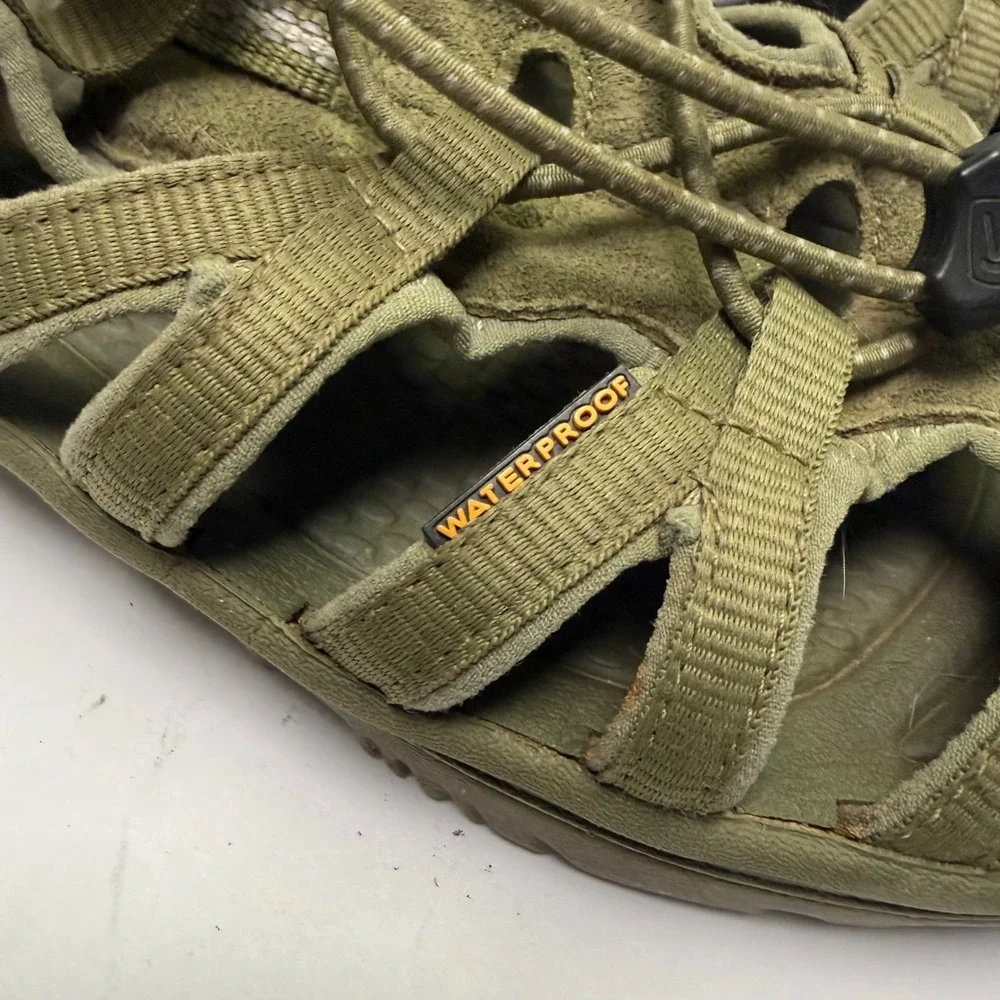 Keen Newport H2 Sandals Mens 10 Olive Green Waterproof Hiking Trail Shoes